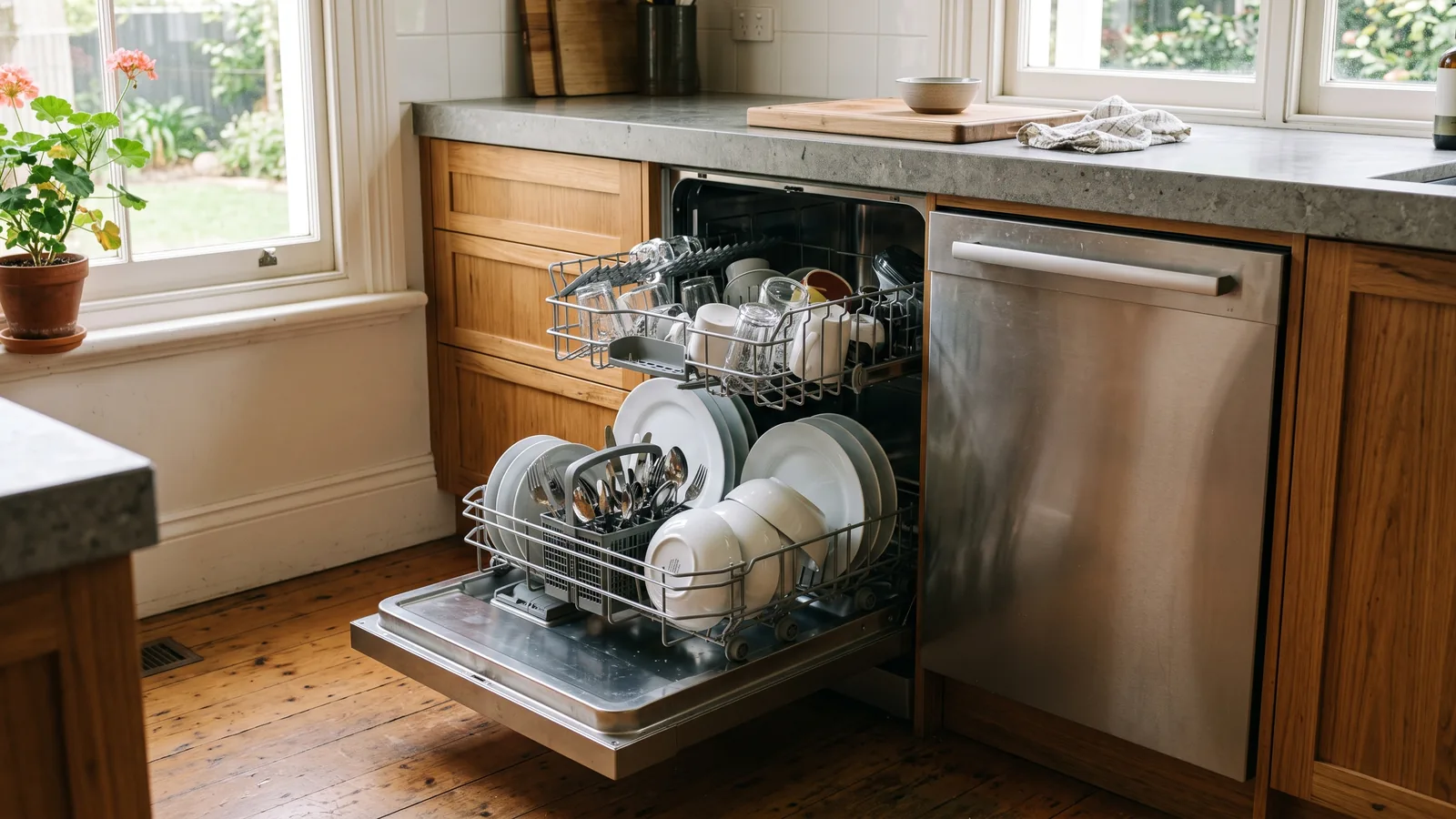 What wears out first in a dishwasher that runs every night